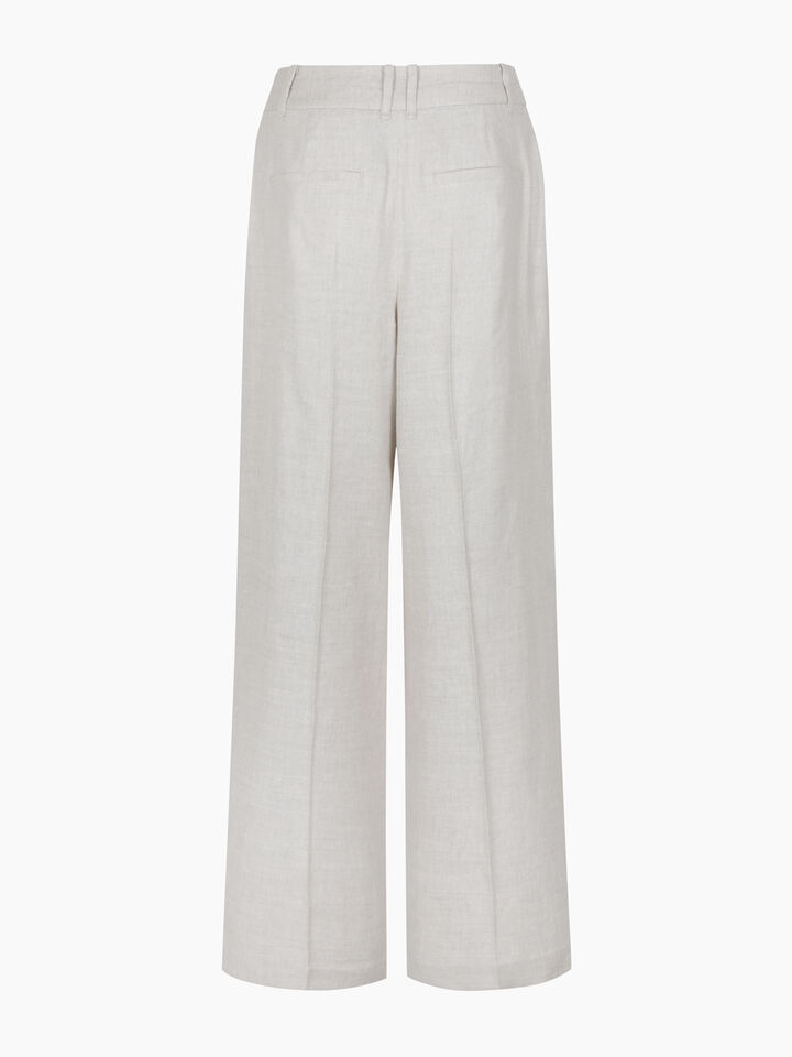 TROUSERS - sisley k high-waisted trousers - Beige | Sisley K image number 2